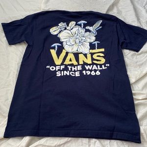 Vans Hummingbird Navy Tee Small